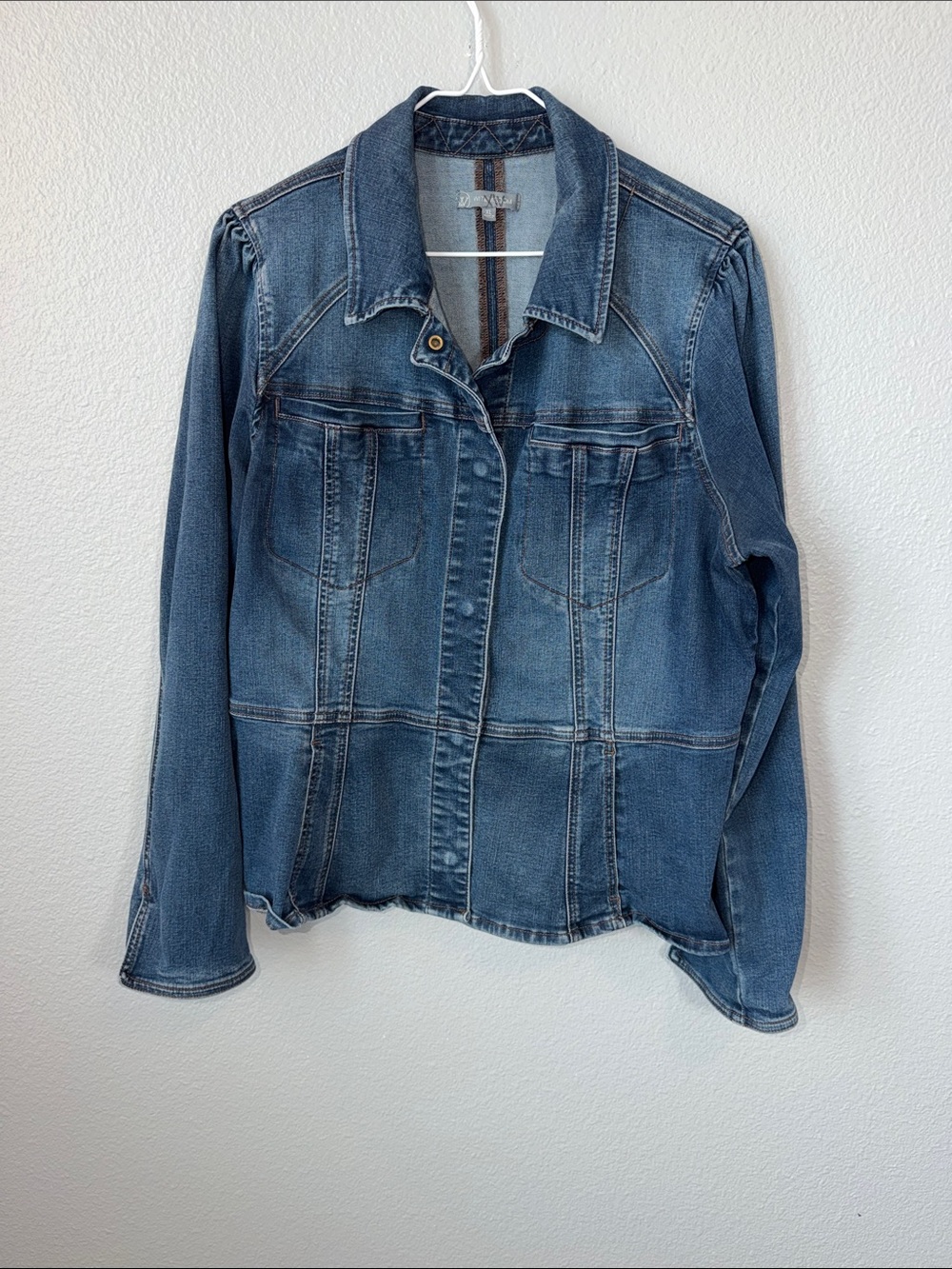 Wit & Wisdom Washed Blue Denim Jacket